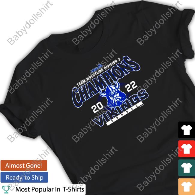 Official Dundee Vikings 2022 MHSAA Team Wrestling D3 Champions Sweatshirt