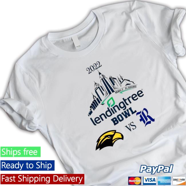 Southern Miss Golden Eagles vs Rice Owls Football 2022 Lending Tree Bowl Tee Shirt