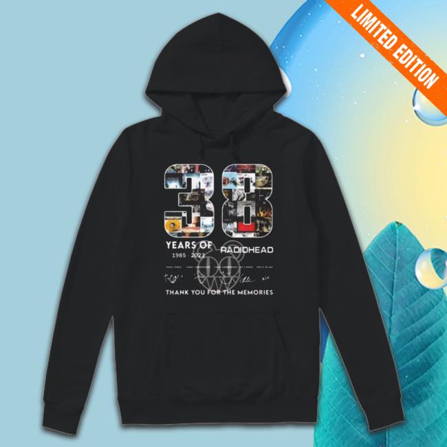 38 Years Of 1985-2023 Radiohead Thank You For The Memories Signatures Shirts 38 Years Of 1985-2023 Radiohead Thank You For The Memories Signatures Tee Shirt