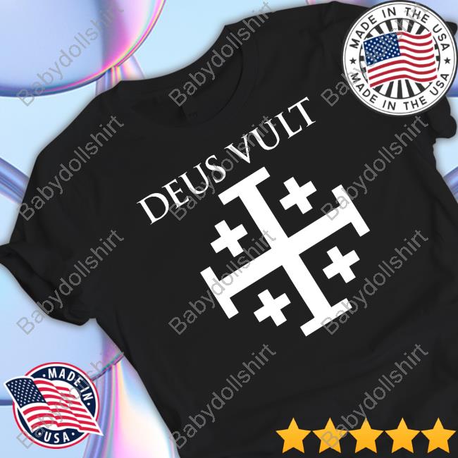 Deus Vult T Shirt Deus Vult Tee Shirt