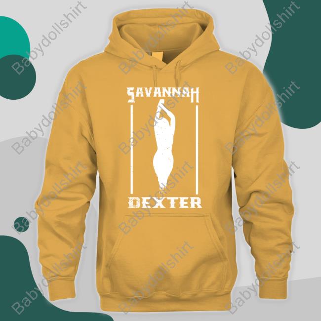 Official Savannah Dexter Merch Sav Silhouette Hoodie