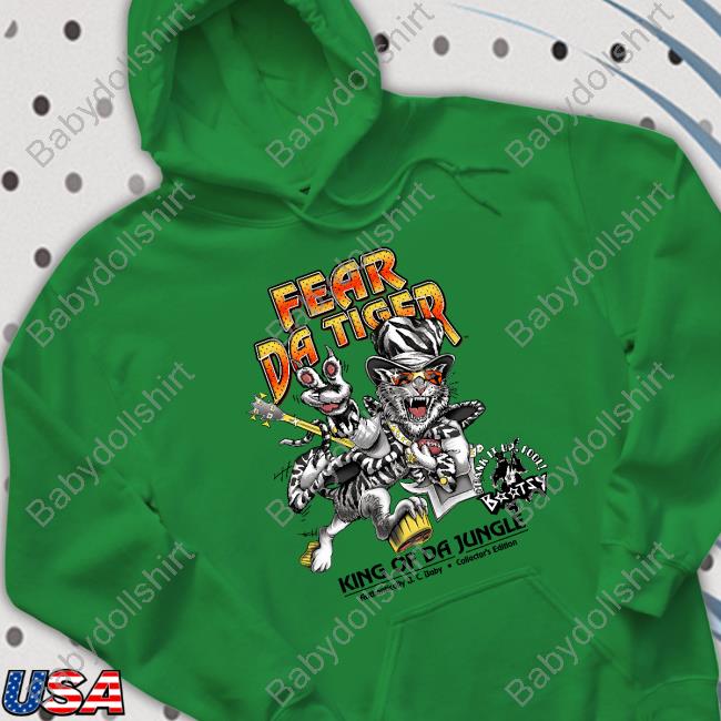 Fear Da Tiger Shirts Drew Amman Official Fear Da Tiger Sweatshirt