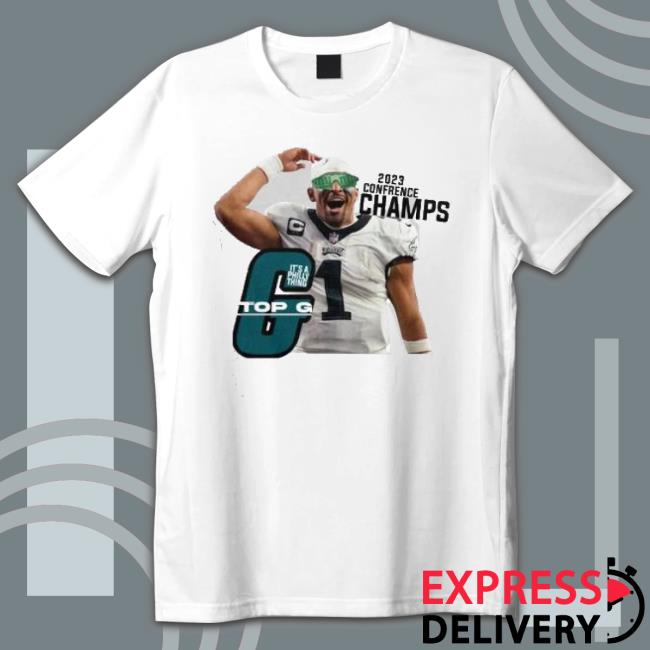 Jalen Hurts 2023 Conference Champs Top G Hoodie