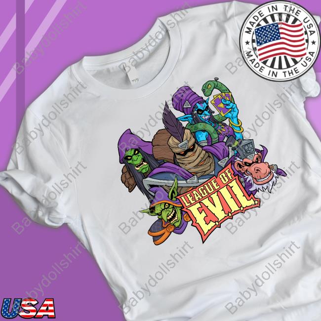 Jim Nelson The League Of E.V.I.L Hooded Sweatshirt