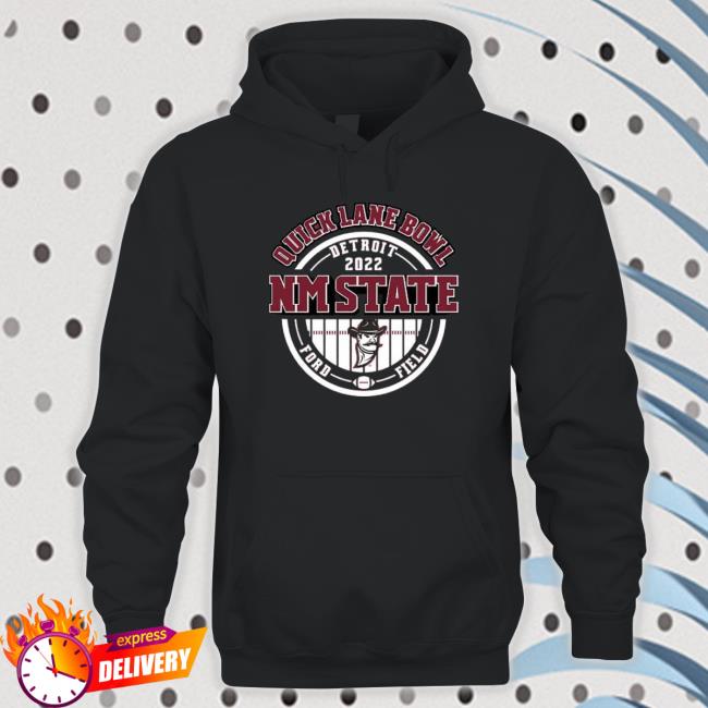 Quick Lane Bowl 2022 Nm State Football Ford Field Sweatshirts