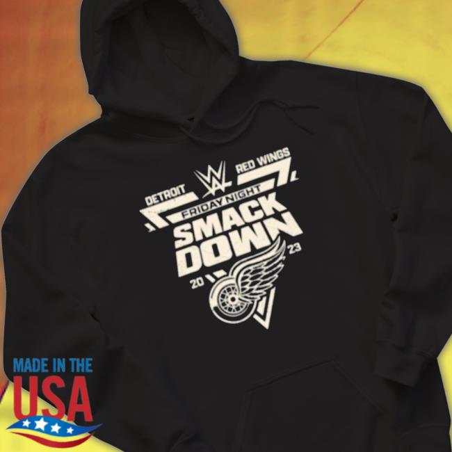 Detroit Red Wings Friday Night Smackdown 2023 Crewneck Sweatshirt
