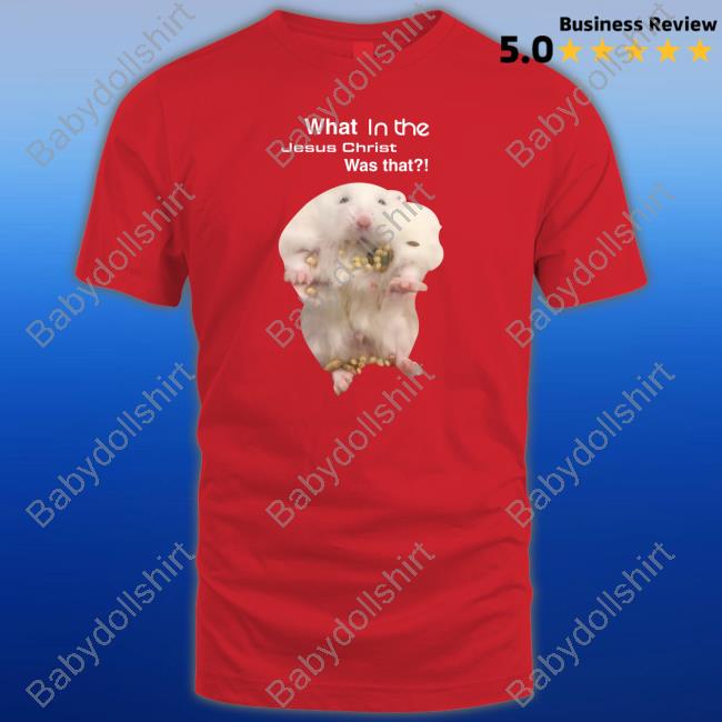 Hamster Jesus Christ Tee Shirt