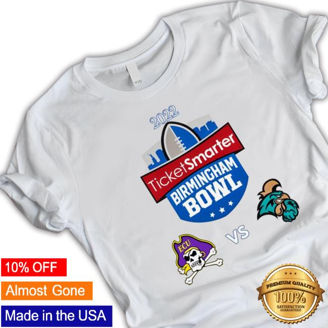 Official Coastal Carolina vs East Carolina 2022 TicketSmarter Birmingham Bowl Shirt Official Coastal Carolina vs East Carolina 2022 TicketSmarter Birmingham Bowl Hoodie