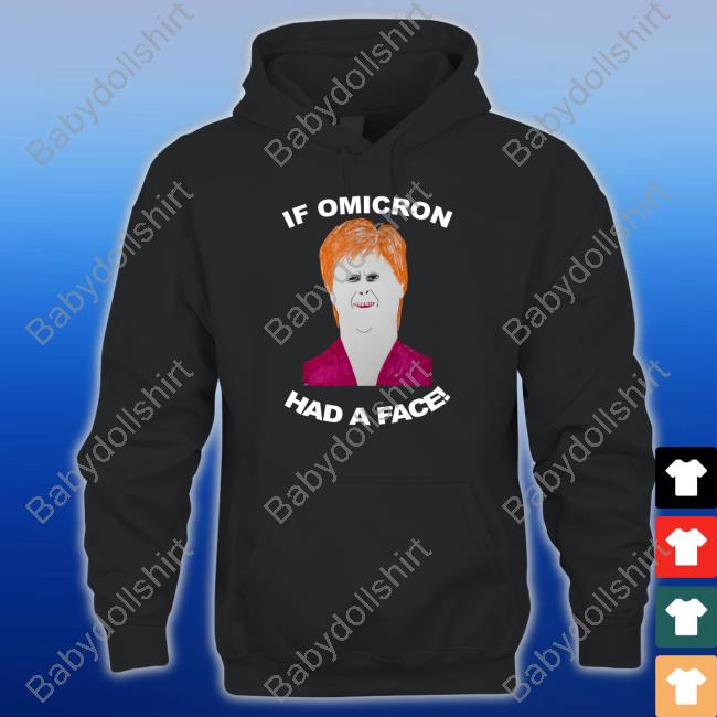 Official Unity News Network Shop If Omicron Had A Face Nicola Sturgeon Tee Shirt