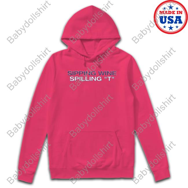 Sipping Wine Spilling T Long Sleeve T Shirt