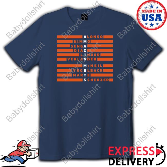Amazin Mets Alonso Nimmo Senga Diaz Lindor Verlander Mcneil Vogelbach Marte Scherzer Sweatshirt