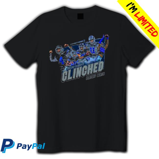 Cowboys clinch playoff NFC 2022 Tee Shirt Cowboys clinch playoff NFC 2022 Shirt