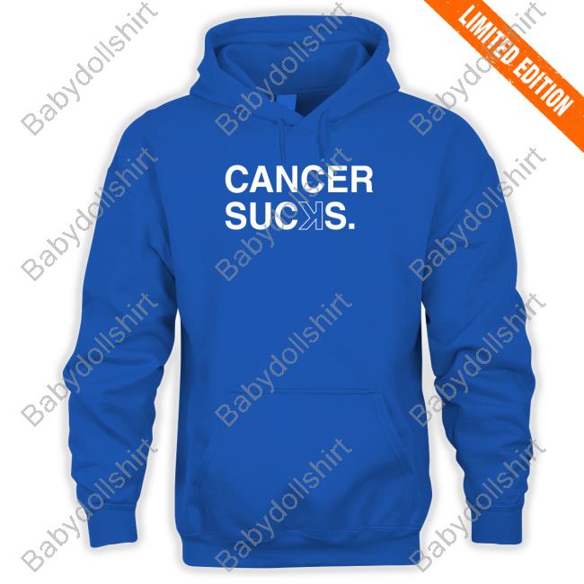 Official Cancer Sucks T Shirt Obvious Shirts Cancer Sucks Hooded Sweatshirt #Liamstrong