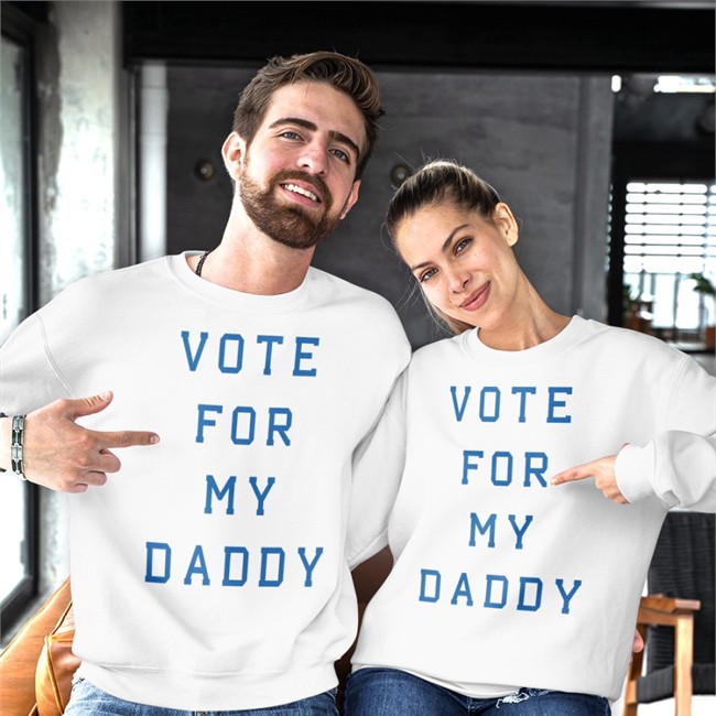Vote For My Daddy Long Sleeve T Shirt