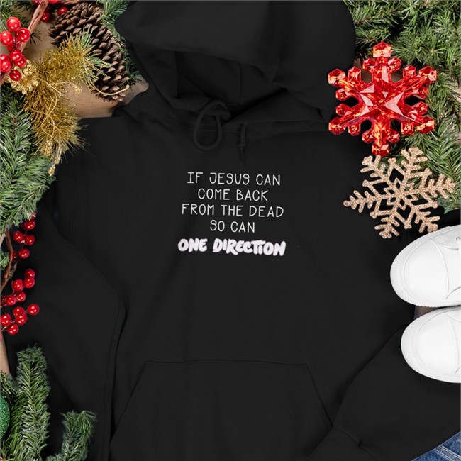 Shirts That Go Hard If Jesus Can Come Back From The Dead So Can One Direction Shirt