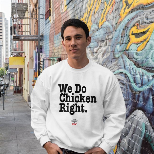 We Do Chicken Right Hoodie We Do Chicken Right KFC Shirts Jack Harlow Merch