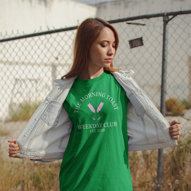 Morning Toast Weekday Club Est 2018 Sweatshirt