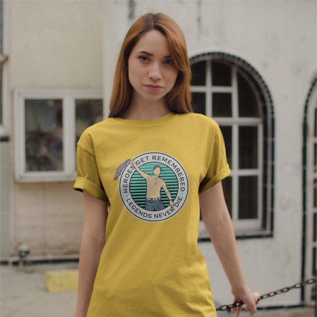 Heroes Get Remembered Legends Never Die Tee
