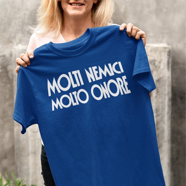 Benito Mussolini Molti Nemici Molto Onore Long Sleeve Manhattan Corncommunist