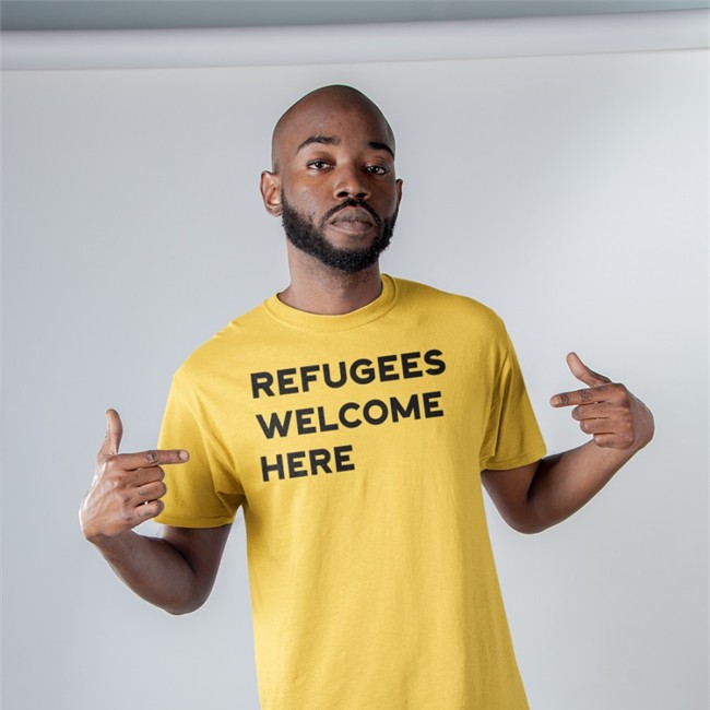 Paul Bloomer Refugees Welcome Here T-Shirts