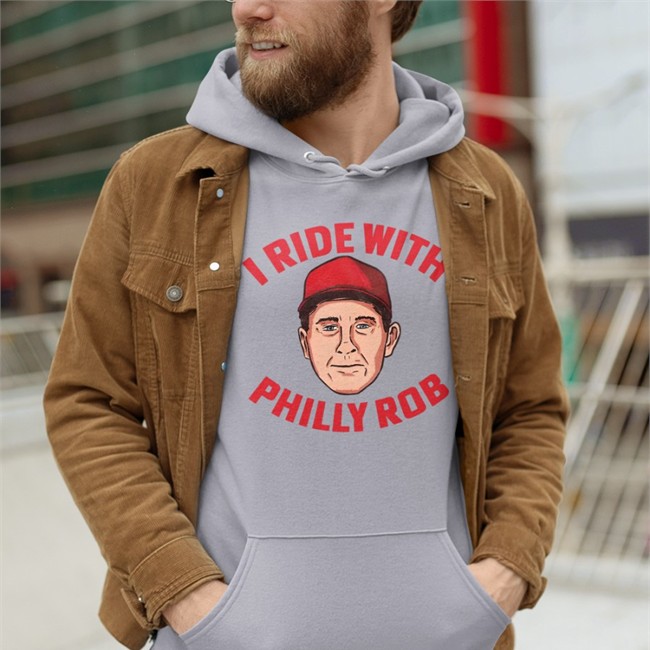 Barstool Sports Store Bryce Harper I Ride With Philly Rob Long Sleeve Barstool Philly