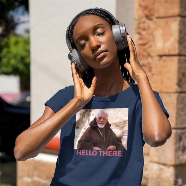 Obi-Wan Kenobi Star Wars Culture Crave Alec Guinness Hello There Shirt Black Ewan Mcgregor
