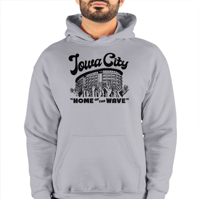 Iowa City Home Of The Wave T-Shirt Charlie Hustle Merch Store