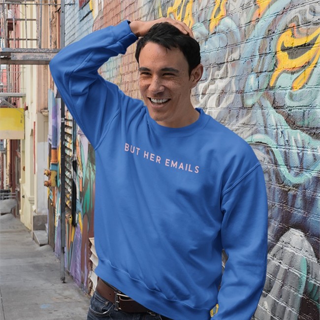 But Her Emails Shirt Shirt Navy
