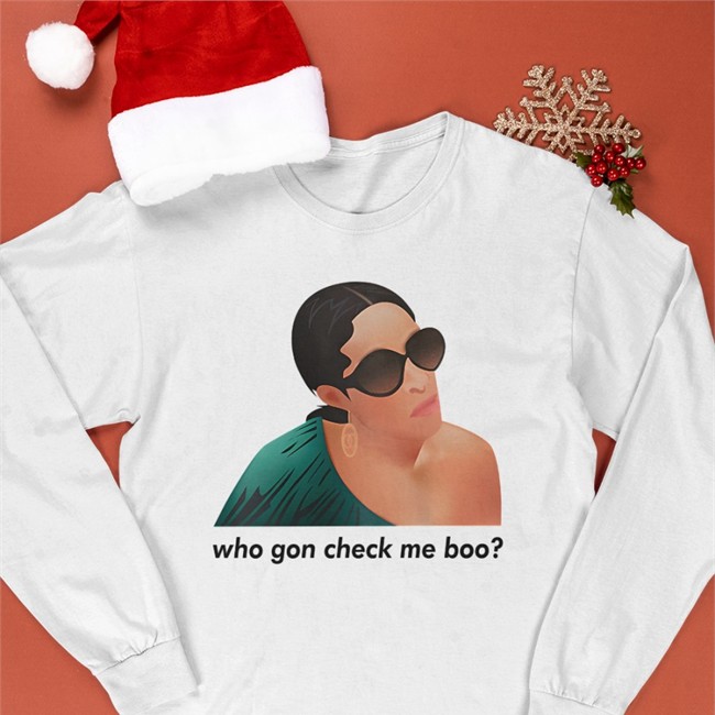 Shybysheree Shop Who Gon Check Me Boo Sweatshirts Sheree Whitfield