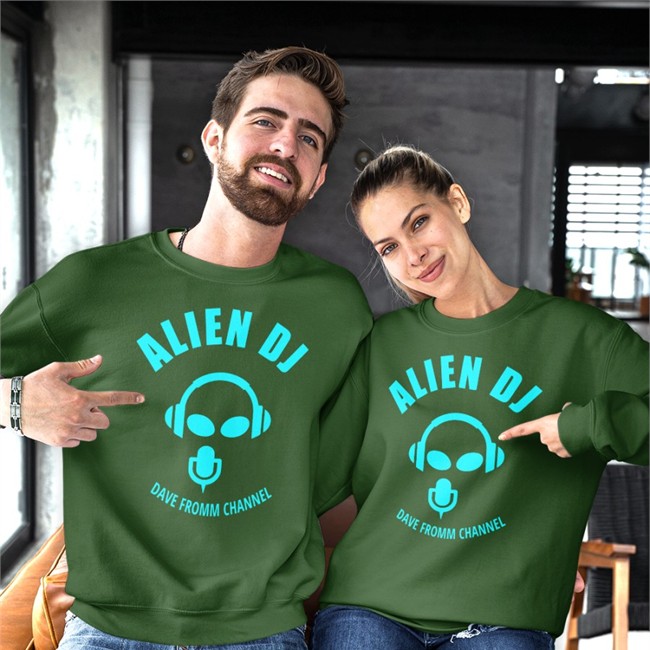 Alien Dj Dave Fromm Channel Hoodie