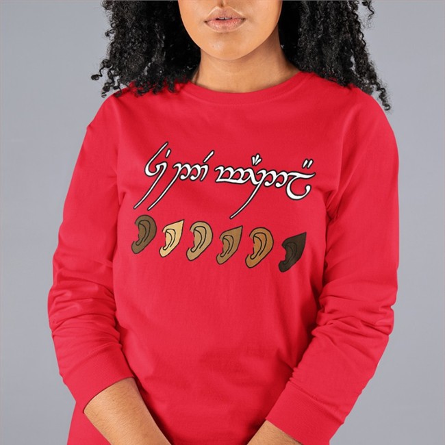 You All Are Welcome Here Elvish T Shirt White