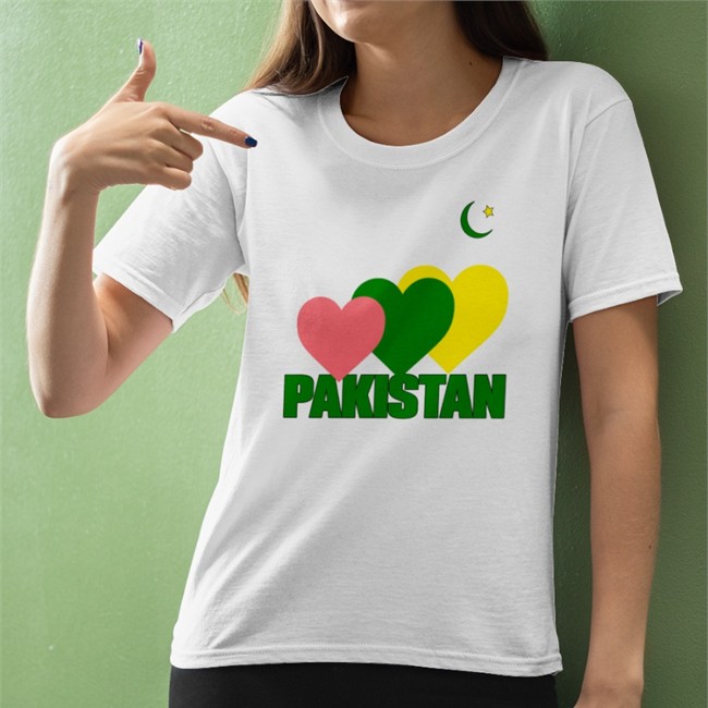 Official Pakistan Relief Kamil Abbas Delivers 3Hearts Shirt White