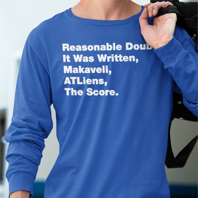 Reasonable Doubt It Was Written Makaveli Atliens The Score Tee Shirt
