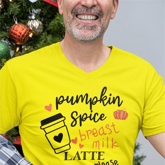 Shirts With Threatening Auras Pumpkin Spice Breast Milk Latte Please Offical Shirt Disturbingshirt
