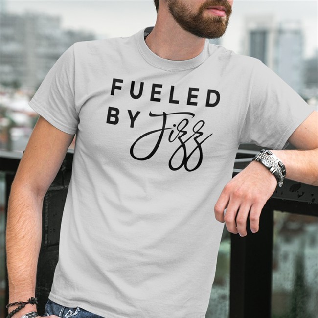 Fueled By Fizz T Shirt Sport Grey Antimlm