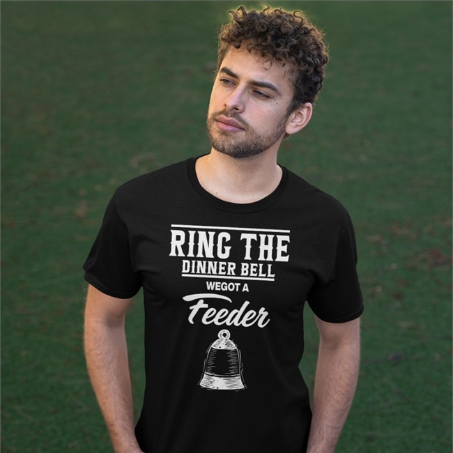Piki Bruh Ring The Dinner Bell We Got A Feeder T Shirt Blue