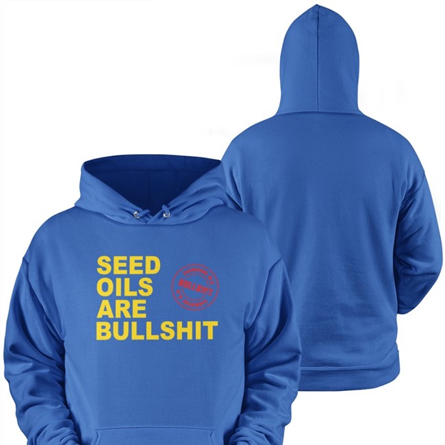 Carnivoremd Merch Seed Oils Are Bullshit Crewneck Sweatshirt