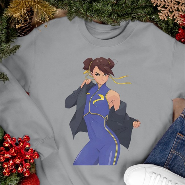 SypherPK Chun Li Hooded Sweatshirt Top5Gamingx