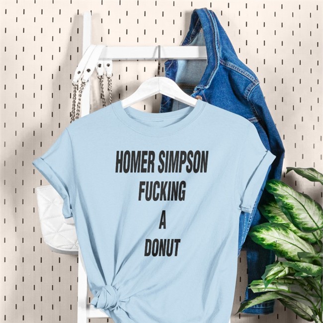 Shirts That Go Hard Homer Simpson Fucking A Donut Tee