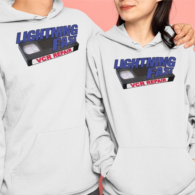 Red Letter Media Merch Lightning Fast Vcr Repair Shirt
