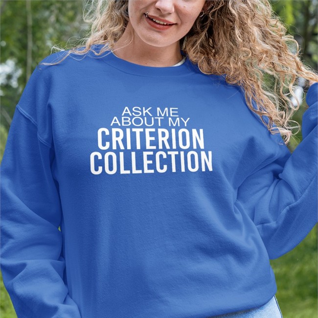 Ask Me About My Criterion Collection Tee Shirt The Criterion Collection Ask Me About My Criterion Collection Tee