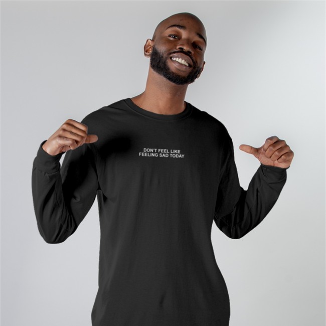 Yungblud Merch Don’t Feel Like Feeling Sad Today Long Sleeve Shirt Yungblud Merchandise Don’t Feel Like Feeling Sad Today Tank Top