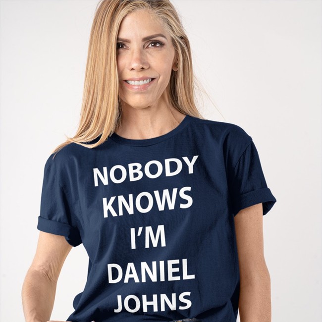 Black Daniel Johns Nobody Knows I'm Daniel Johns Tank Top Nobody Knows I'm Daniel Johns Tee