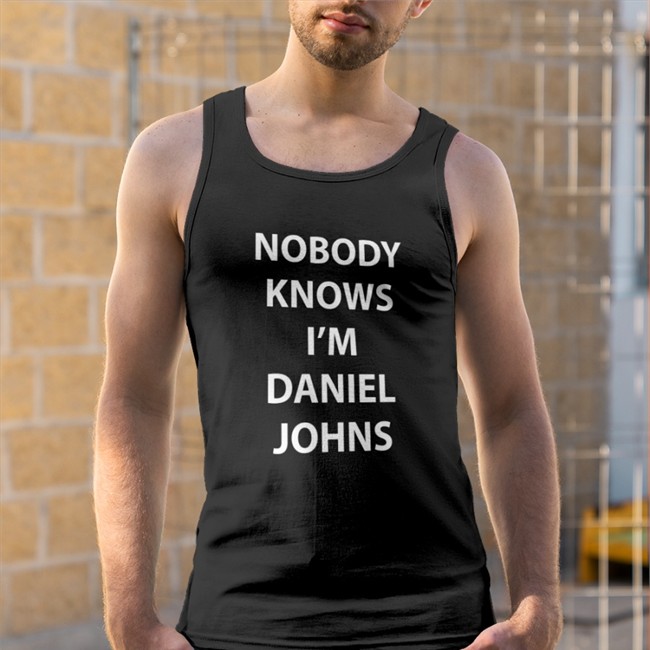 Black Daniel Johns Nobody Knows I'm Daniel Johns Tank Top Nobody Knows I'm Daniel Johns Tank