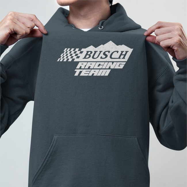 Busch Racing Team T Shirt Busch & Busch Light Merchandise Busch Beer Busch Racing Team Hoodie Busch & Busch Light Merchandise