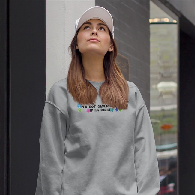 It's Not Gaslighting If I'm Right Zip Up Hooded Lucca International Merch Shirts That Go Hard