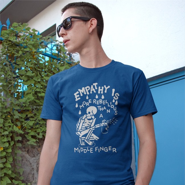 Wicked Clothes Empathy Is More Rebellious Than A Middle Finger T Shirt