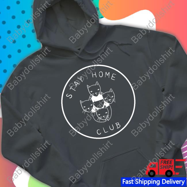 Stay Home Club Black Shirt Official Fitzroy Bologna Merch Stay Home Club Black T Shirt