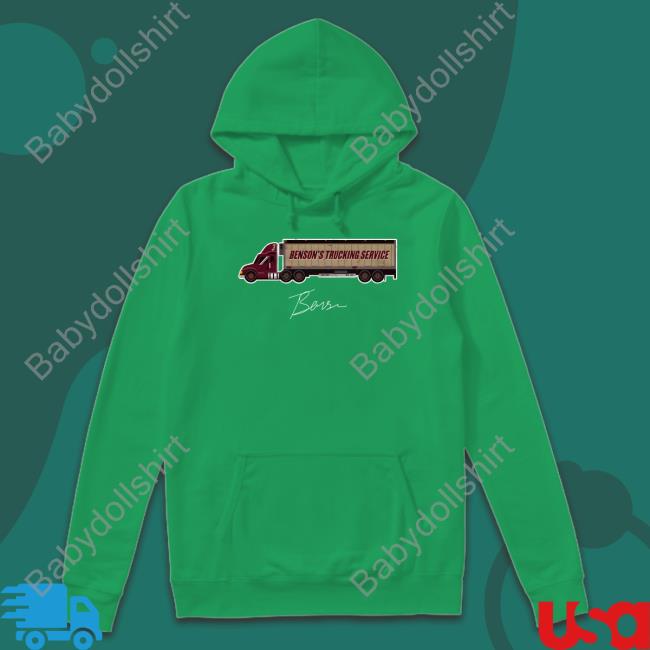 Trey Benson Merch Benson's Trucking Service Crewneck Sweatshirt Treybenson3