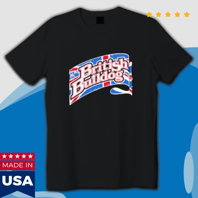 WWE British Bulldog Flag Tee